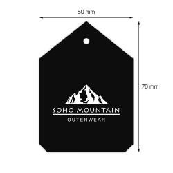 50mm x 70mm Triangle Hang Tag